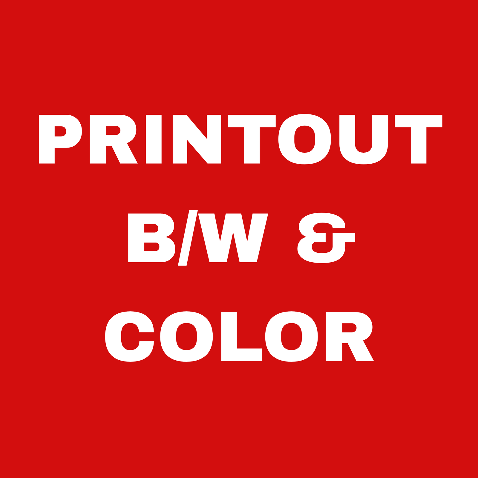 Printing Work